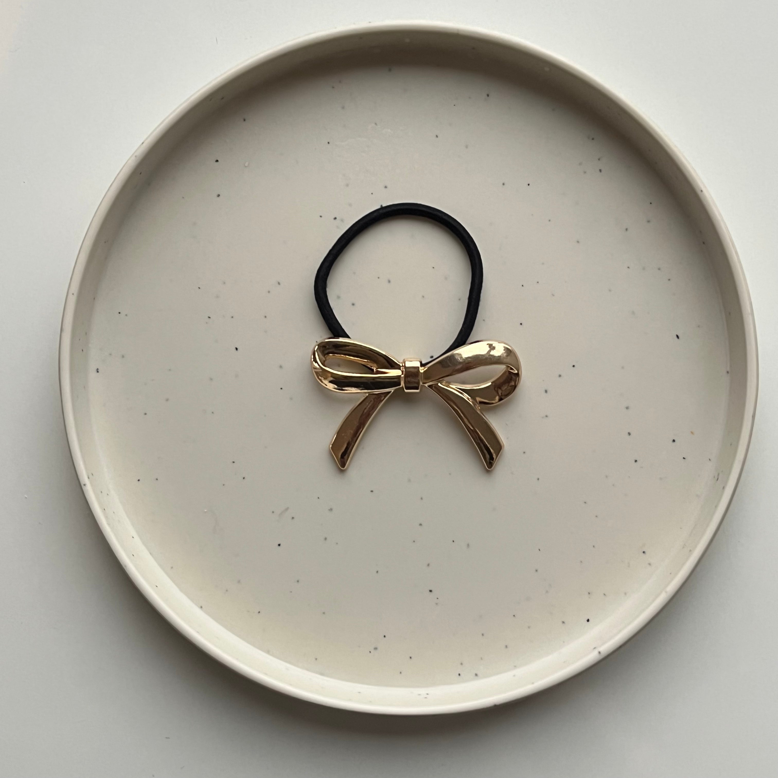 Golden Bow – Hair Tie